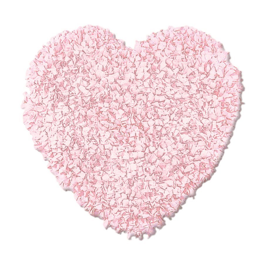 The Rug Market Shaggy Raggy Pink Irregular Indoor Shag Throw Rug