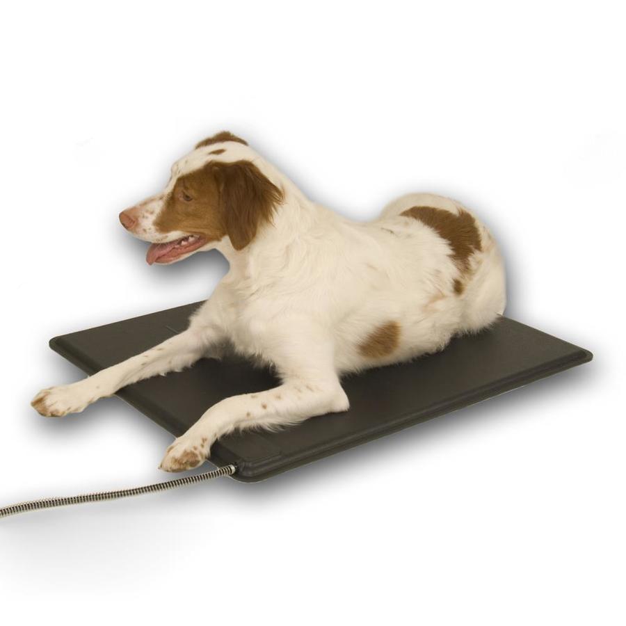 K&H Manufacturing Black ABS Plastic Rectangular Dog Bed at