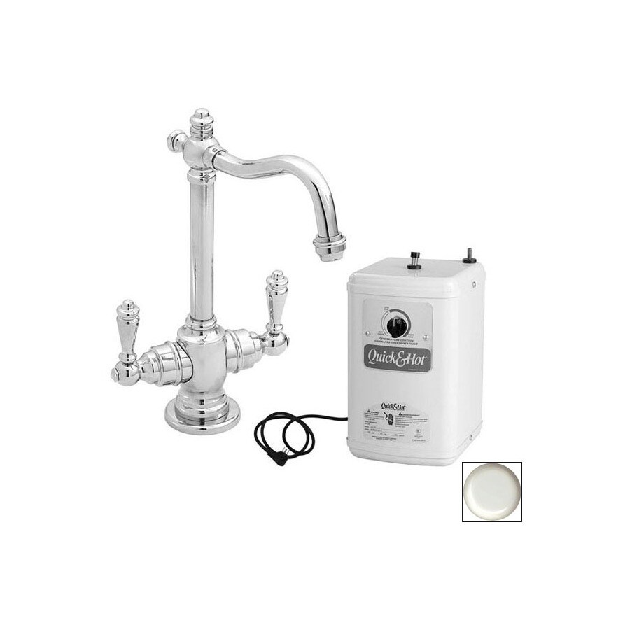 Westbrass Powder Coated White Hot Water Dispenser in the Water