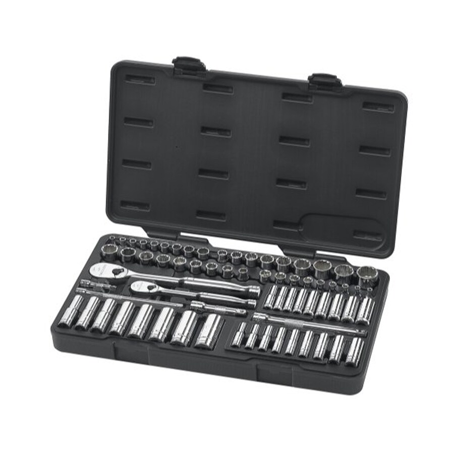 KD Tools 68Piece Standard (SAE) and Metric Polished Chrome Mechanic's Tool Set in the Mechanics