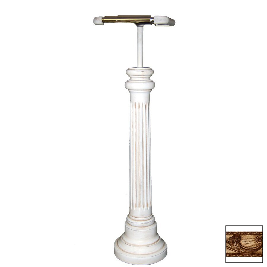 Hickory Manor House Gold Leaf Freestanding Countertop Toilet Paper Holder at