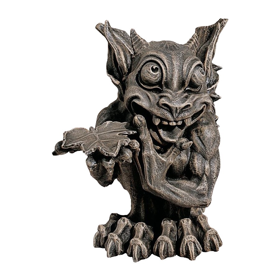 Design Toscano Babble The Gothic Gargoyle 12in Garden Statue at
