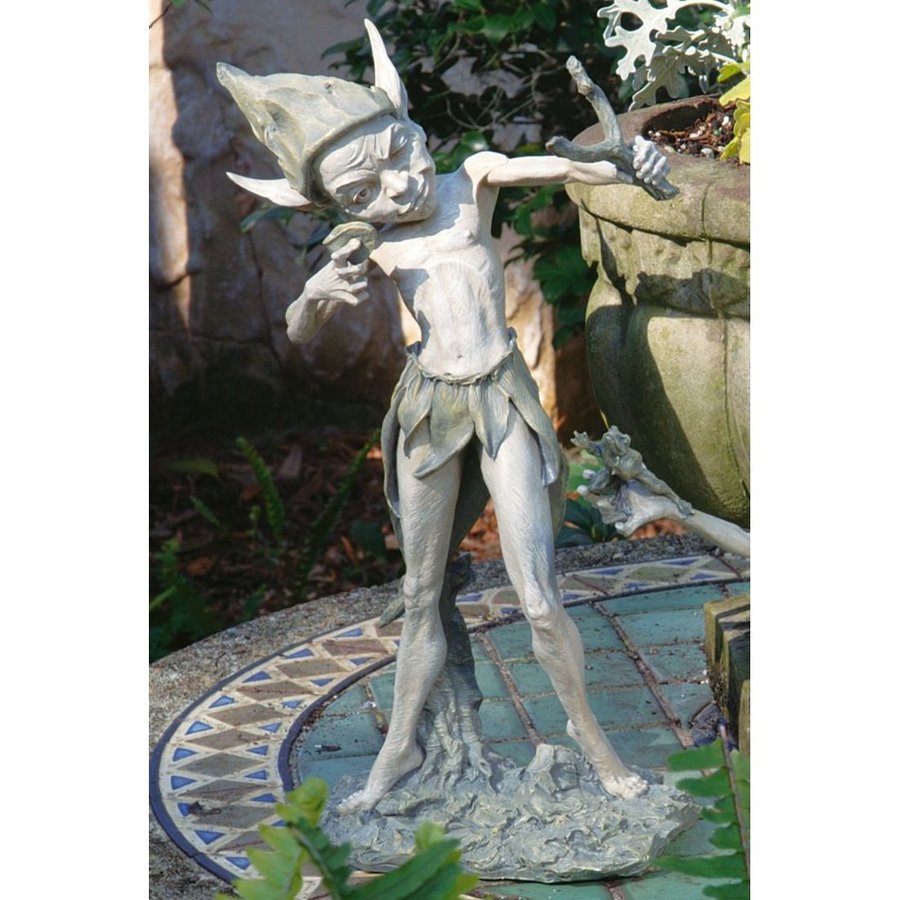 Design Toscano Sling The Garden Pixie 16in Fairy Garden Statue at