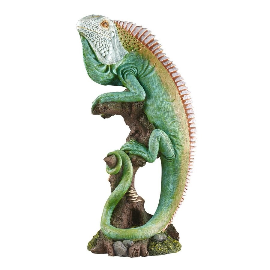 Design Toscano Tropical Iguana 16in Animal Garden Statue at