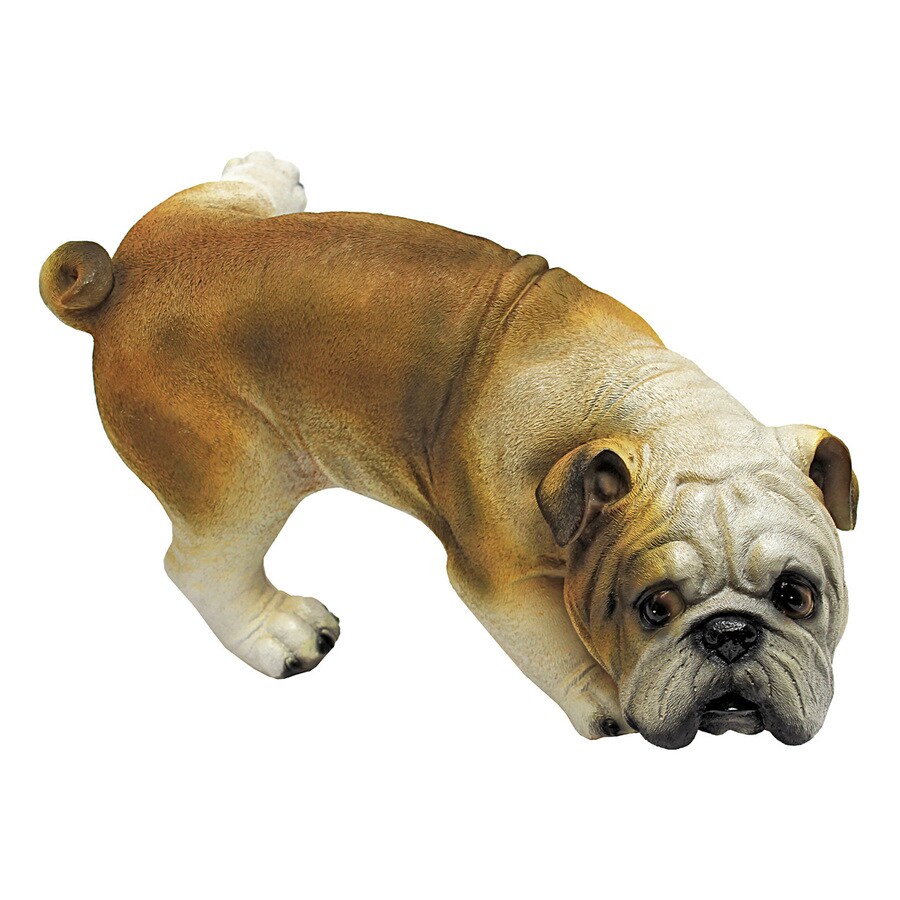 Design Toscano Good Dog Gone Bad Peeing Bulldog 7in Animal Garden