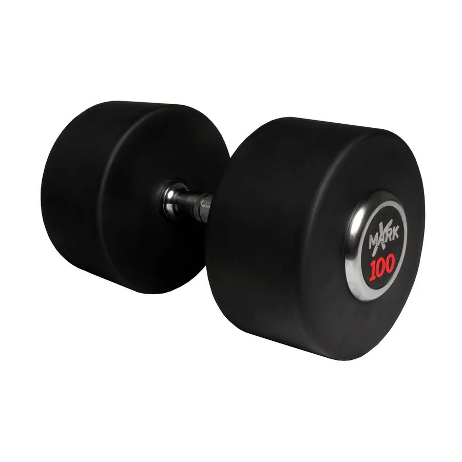 Xmark Fitness 100lb Chrome FixedWeight Dumbbell in the Dumbbells