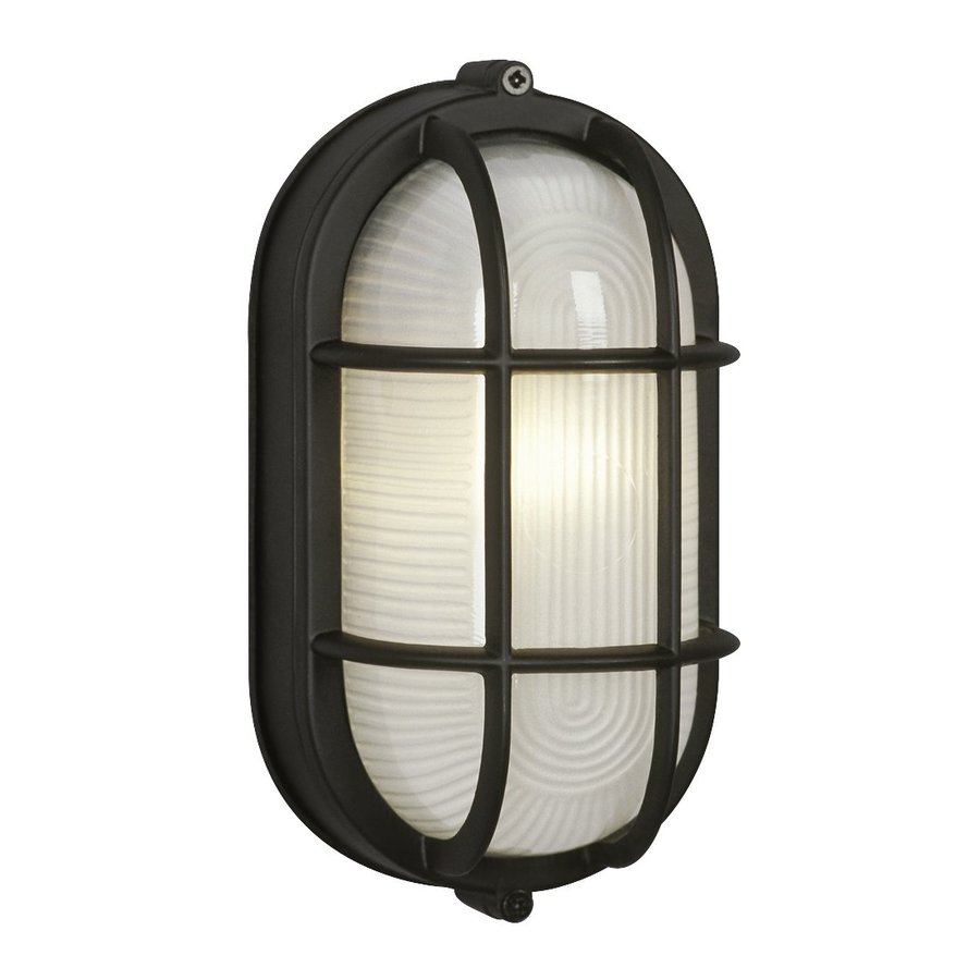 Galaxy Marine 8.375in H Black Outdoor Wall Light at