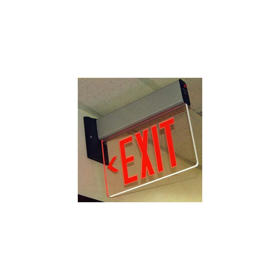 Shop Morris Products Red LED Hardwired Exit Light at