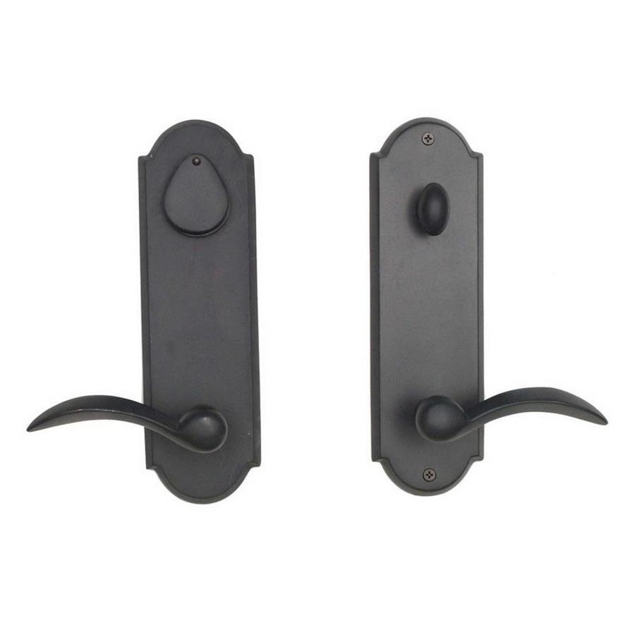 Shop Continental Hardware Arch Plate Antique Nickel RightHanded Keyed