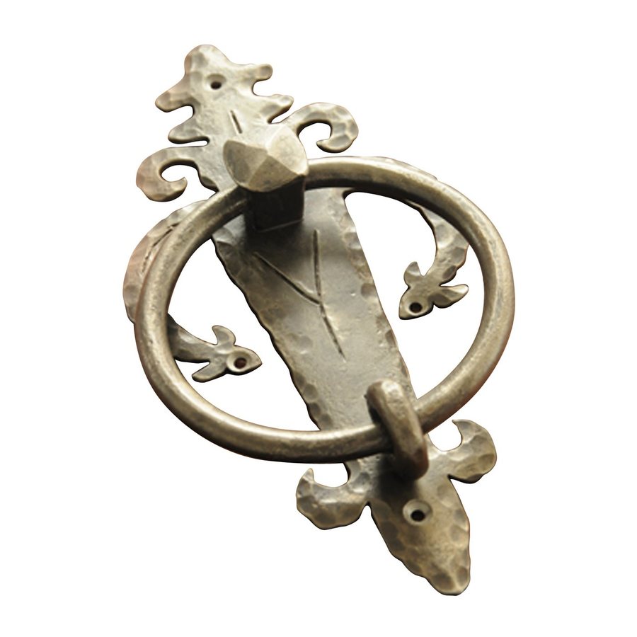 Artesano Iron Works 10.75in Natural Iron Entry Door Knocker in the