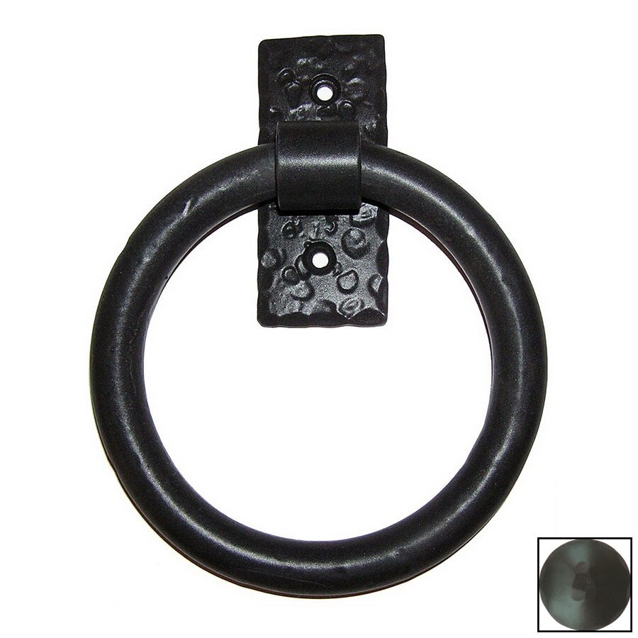 Agave Ironworks 51/2in Black Entry Door Knocker at