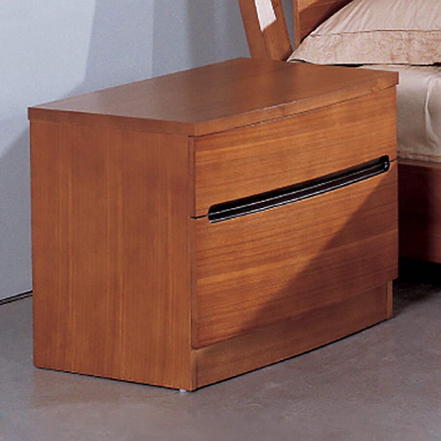 Beverly Hills Furniture Maya Teak Nightstand at