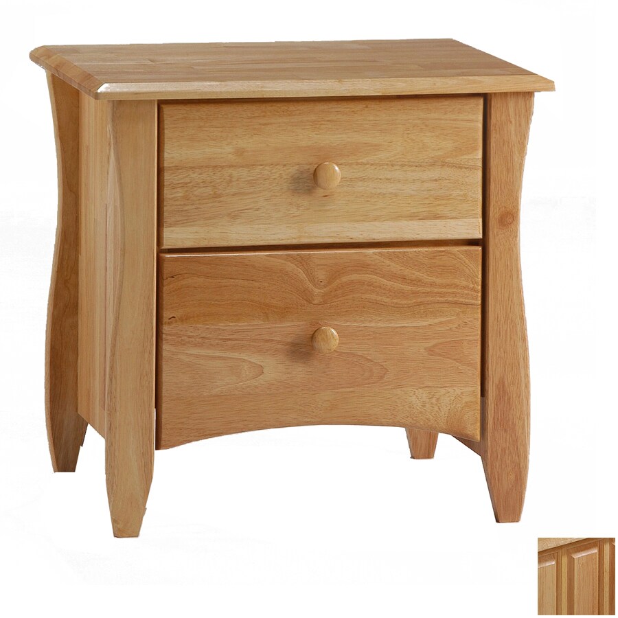 Night & Day Furniture Spices Natural Nightstand in the Nightstands