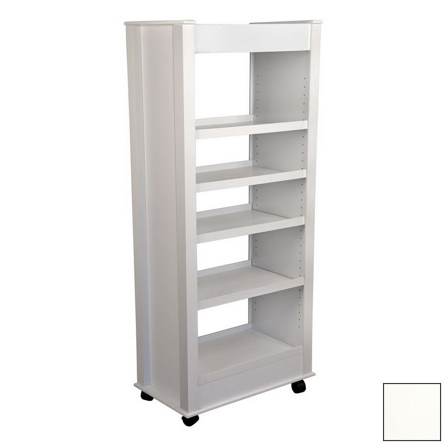 Shop Venture Horizon White 59.5in 5Shelf Bookcase at