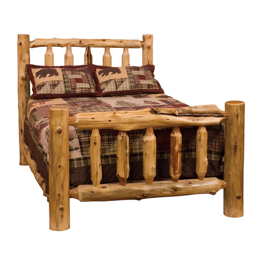 Fireside Lodge Furniture Cedar Traditional Cedar King Platform Bed at