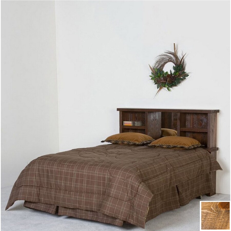 Viking Industries Barnwood Honey Pine King Headboard at