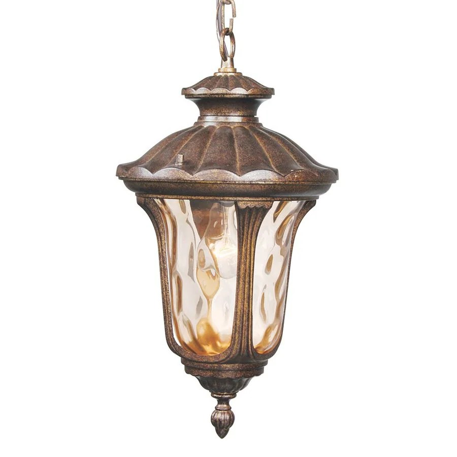 Livex Lighting Oxford 17.5in Moroccan Gold Outdoor Pendant Light at