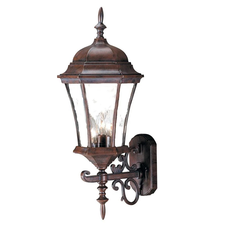 Acclaim Lighting Brynmawr 24in H Burled Walnut Outdoor Wall Light at