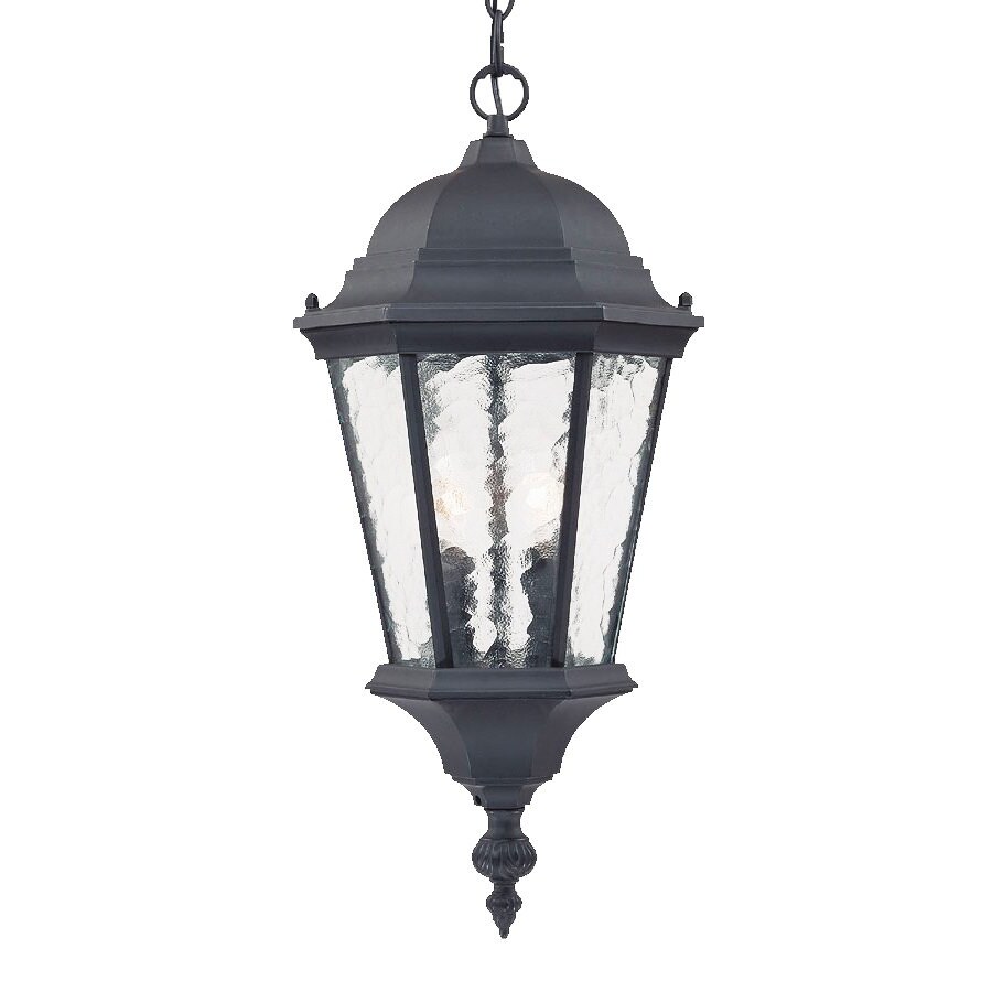 Acclaim Lighting Wexford Burled Walnut Traditional Beveled Glass