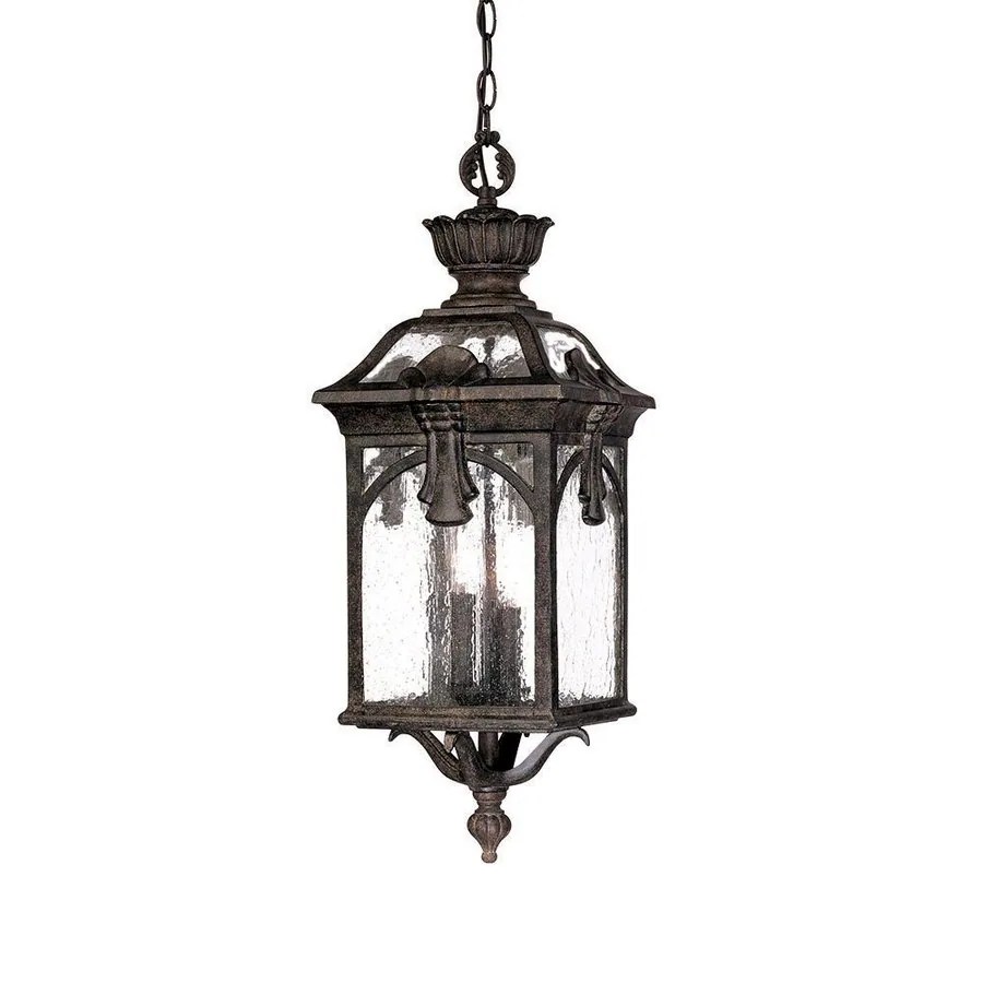 Shop Acclaim Lighting Belmont 26in H Black Outdoor Pendant Light at