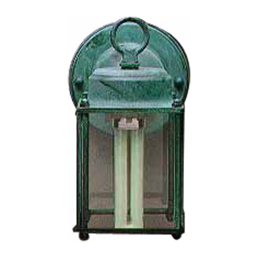 Shop Volume International 8in H Verde Green Outdoor Wall Light at