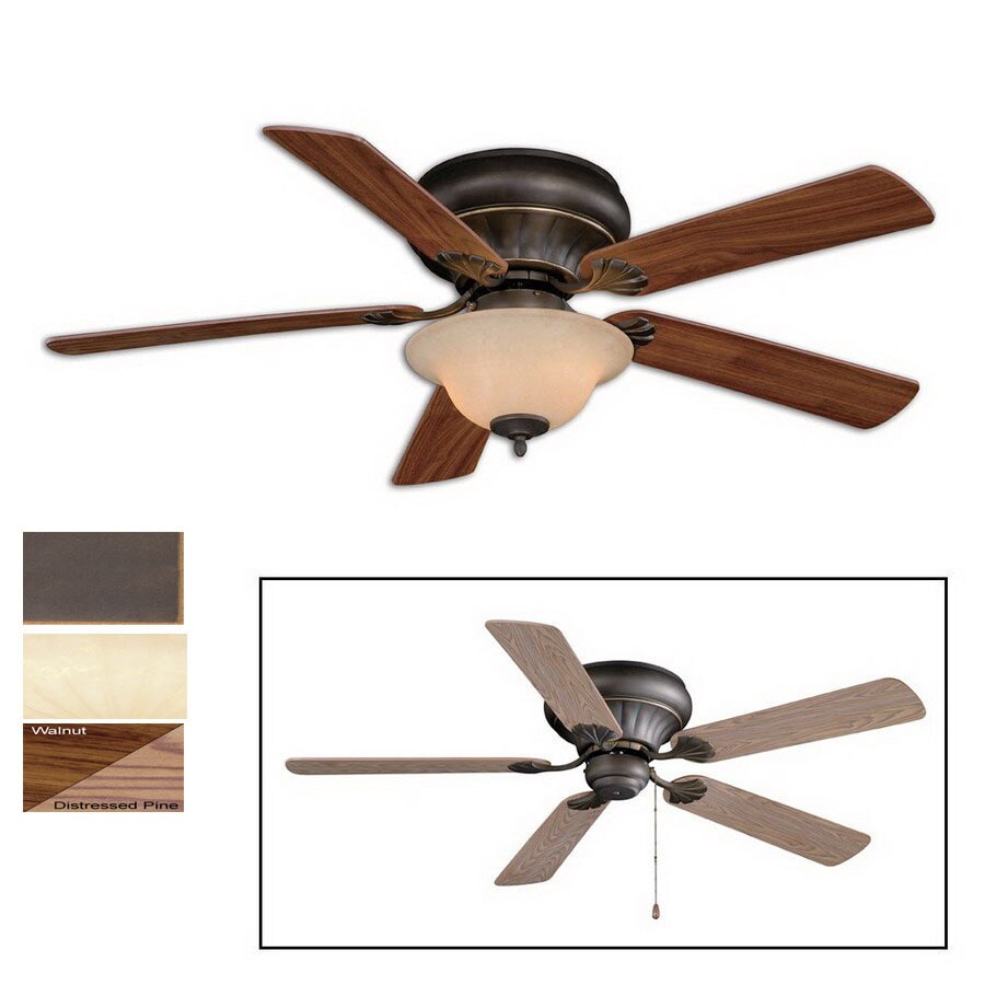 Cascadia Lighting Porter 52in OilRubbed Bronze Indoor Flush Mount