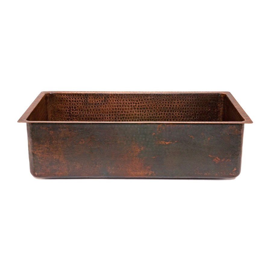Premier Copper Products 33in x 19in OilRubbed bronze SingleBasin