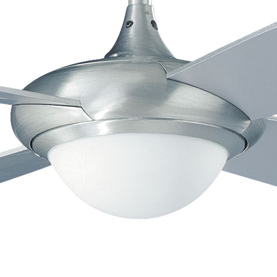 Kendal Lighting 1Light Brushed aluminum Halogen Ceiling Fan Light Kit