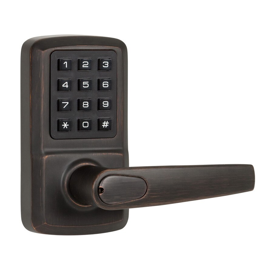 The Delaney Company Digital Lock Brass Electronic Entry Door Deadbolt
