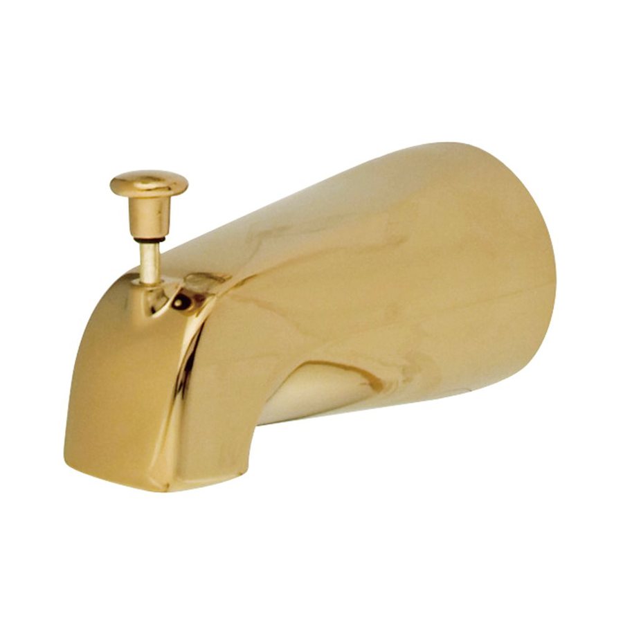Shop Elements of Design Polished Brass Bathtub Spout with Diverter at