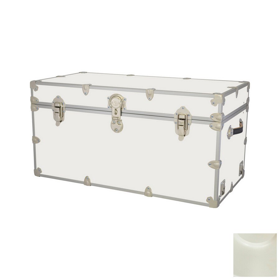 Phat Tommy Toy Box White Rectangular Toy Box in the Toy Boxes
