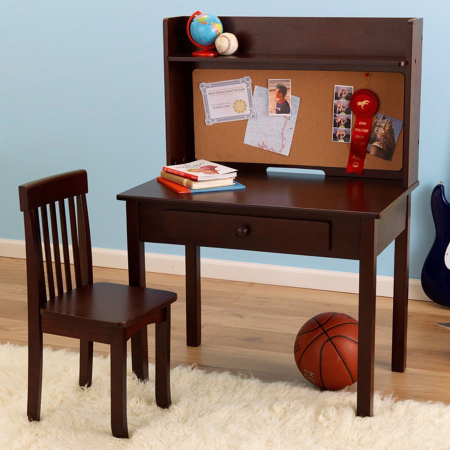 KidKraft Transitional Espresso Computer Desk at