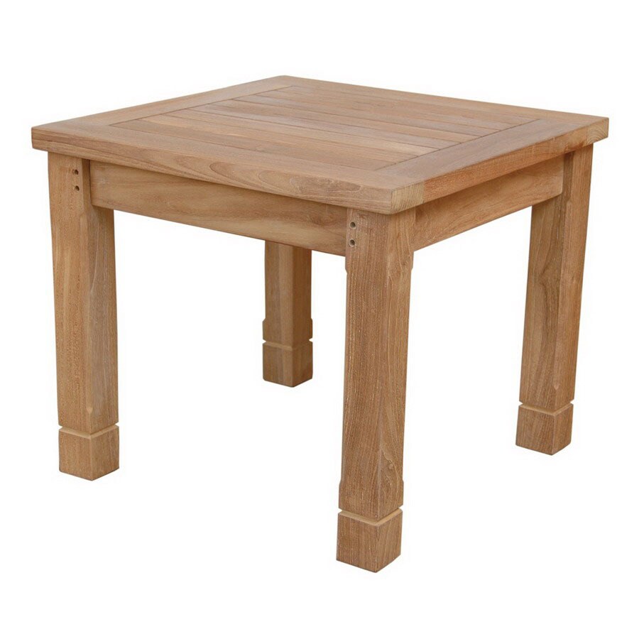 Anderson Teak SouthBay Square End Table 22in W x 22in L at