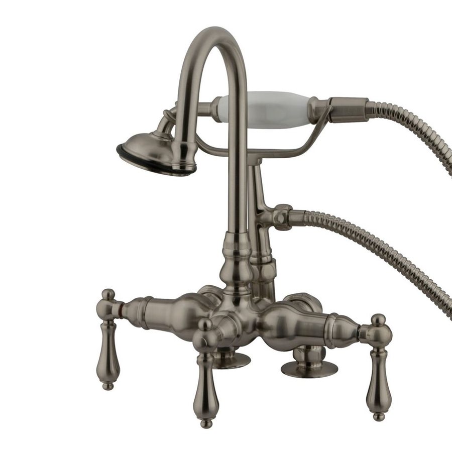 Elements Of Design Bathroom Faucets Elements of Design Vintage Satin Nickel 3Handle Fixed Deck Mount
