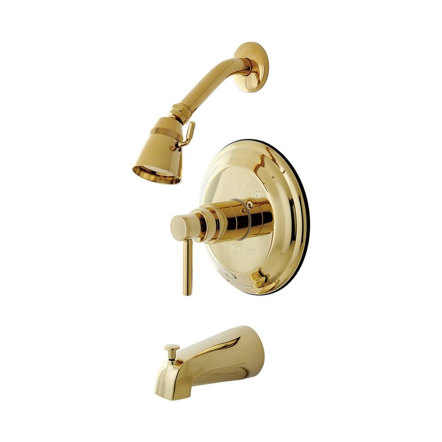Shop Elements of Design Polished Brass 1handle Bathtub And Shower