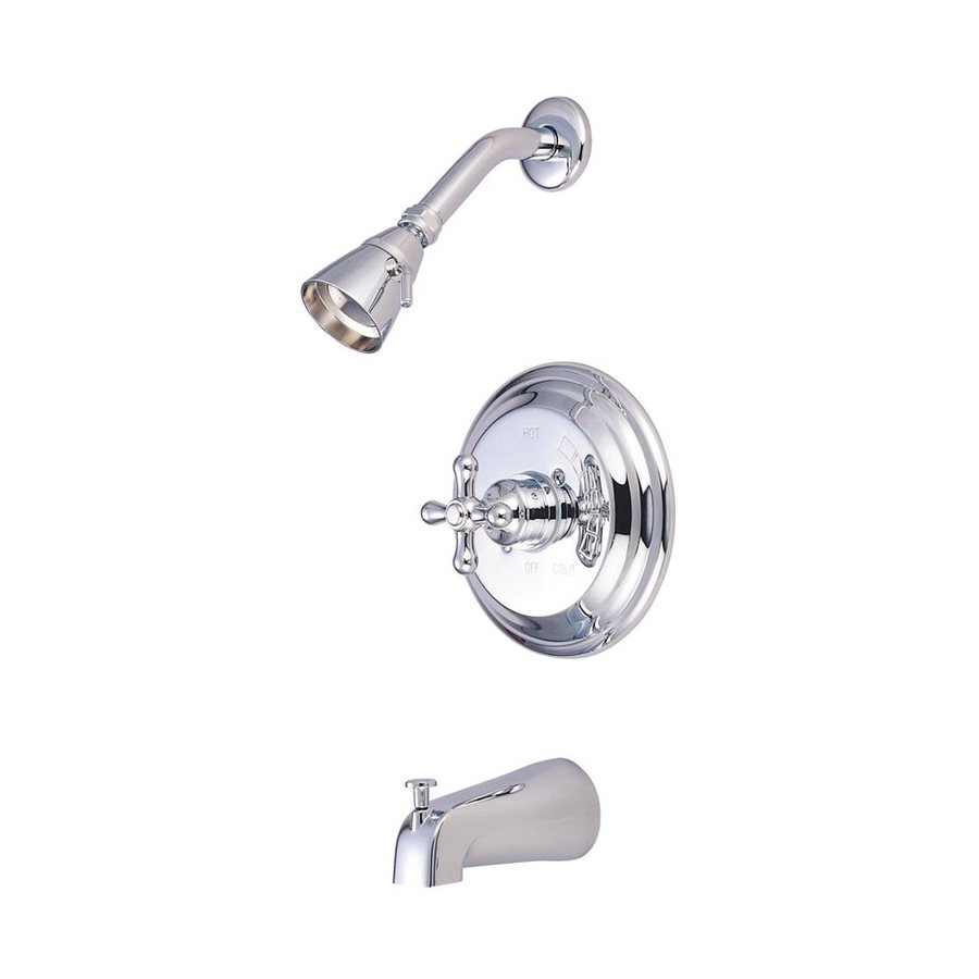 Elements of Design St. Louis Chrome 1handle Bathtub And Shower Faucet