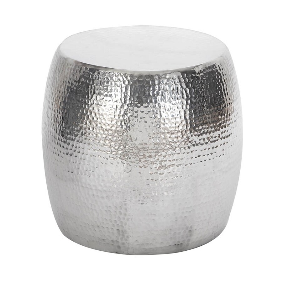 Shop Woodland Imports Vintage Inspired 16in Silver Aluminum Barrel