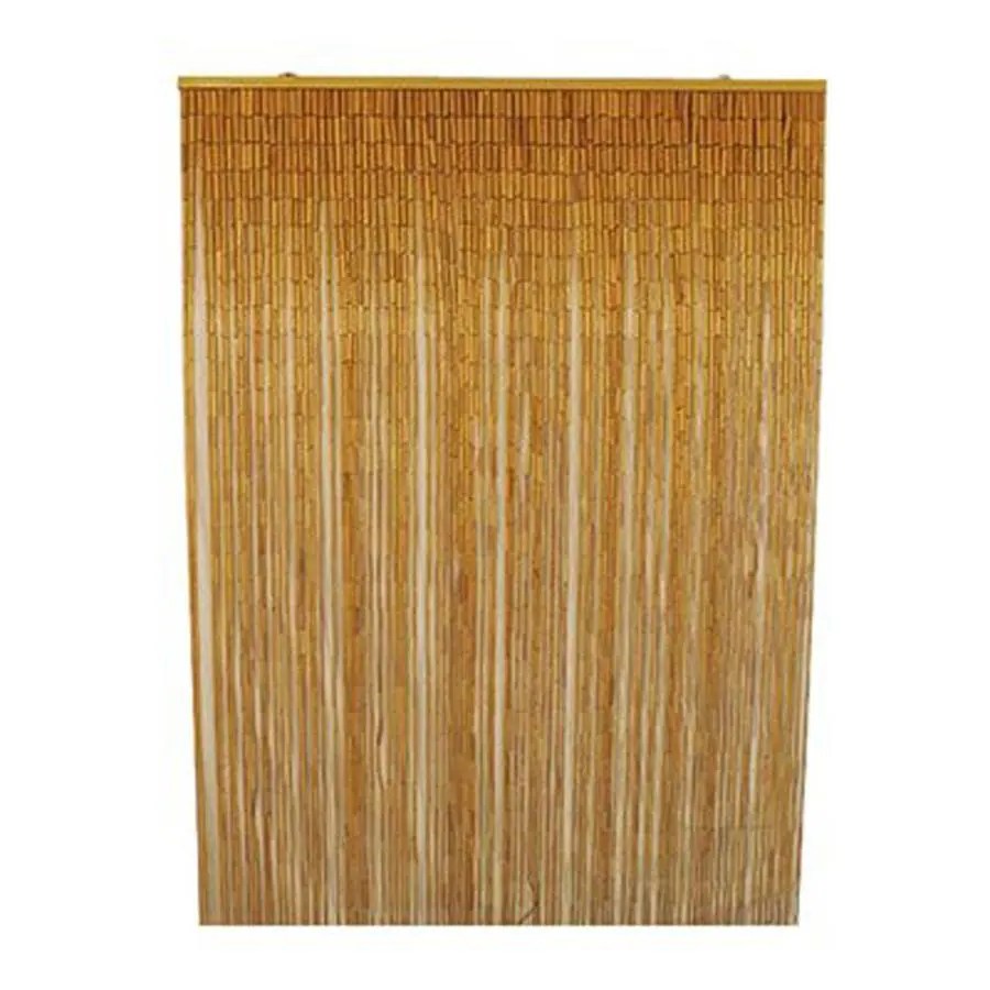 Bamboo 54 80in Natural Bamboo Rod Pocket SemiSheer Single Curtain