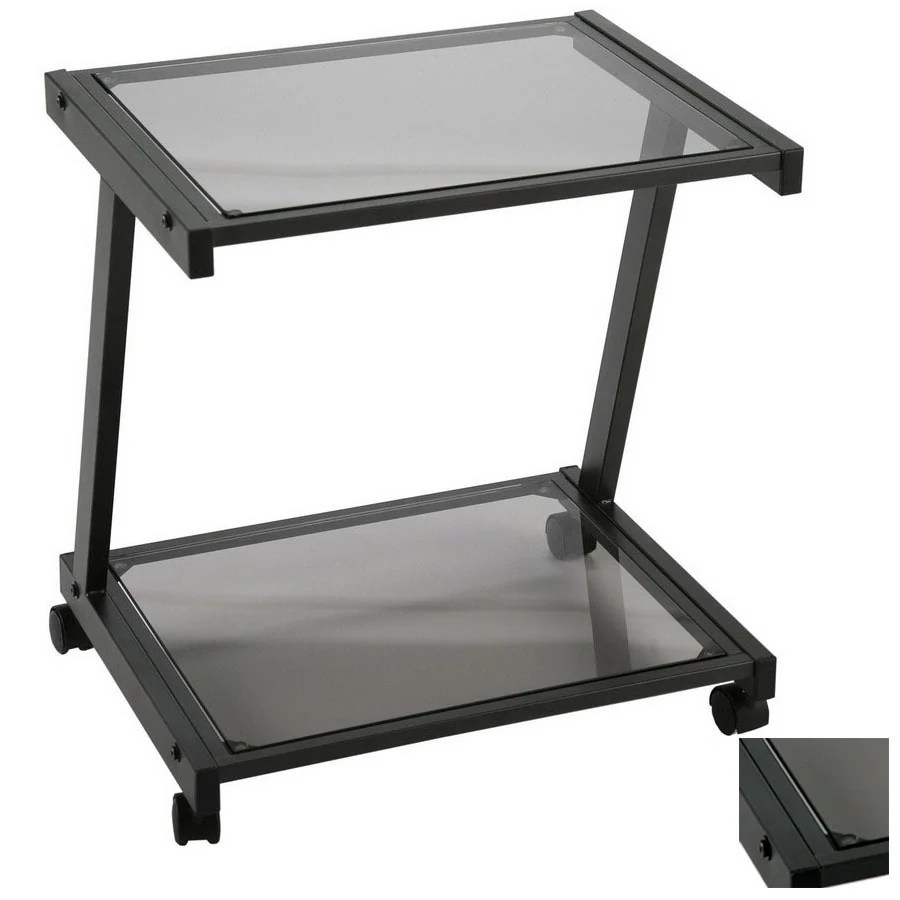 Shop Eurostyle 22in Graphite Black Printer Stand at
