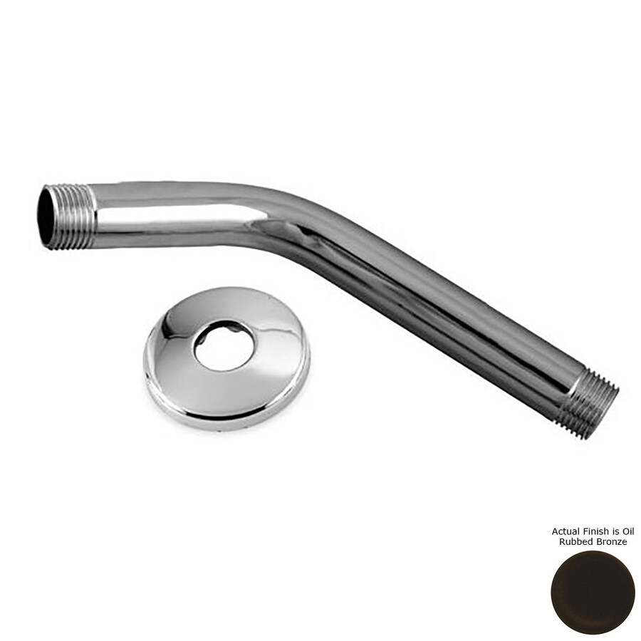 Westbrass OilRubbed Bronze Shower Arm and Flange at