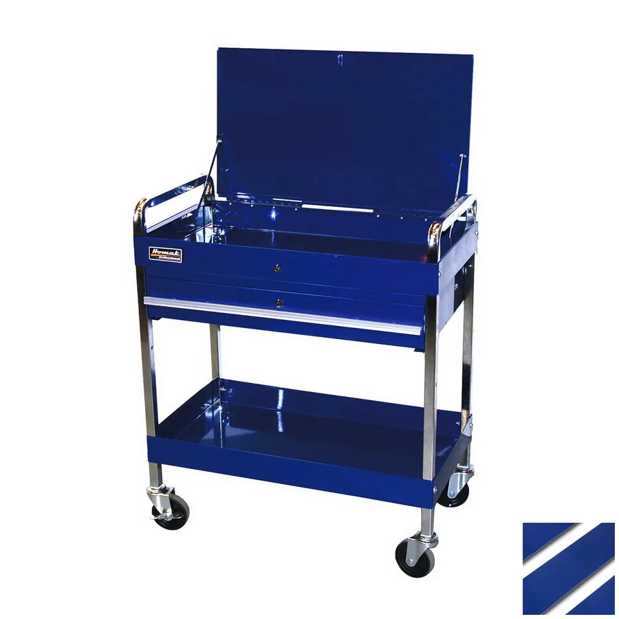 Homak 35.62in 2Drawer Utility Cart at