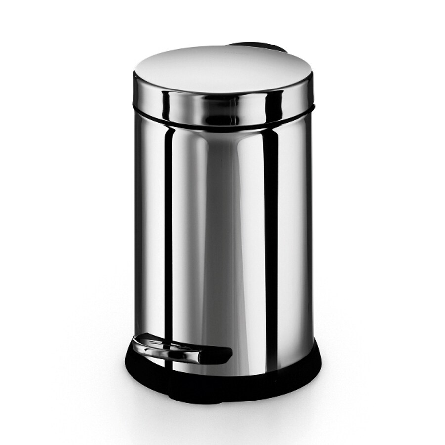 WS Bath Collections Otel 3Liter Stainless Steel Indoor Trash Can with