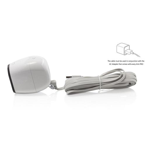 Wasserstein Arlo Pro Weathrprf 16ft Cable White White Extension Cable in the Security Camera