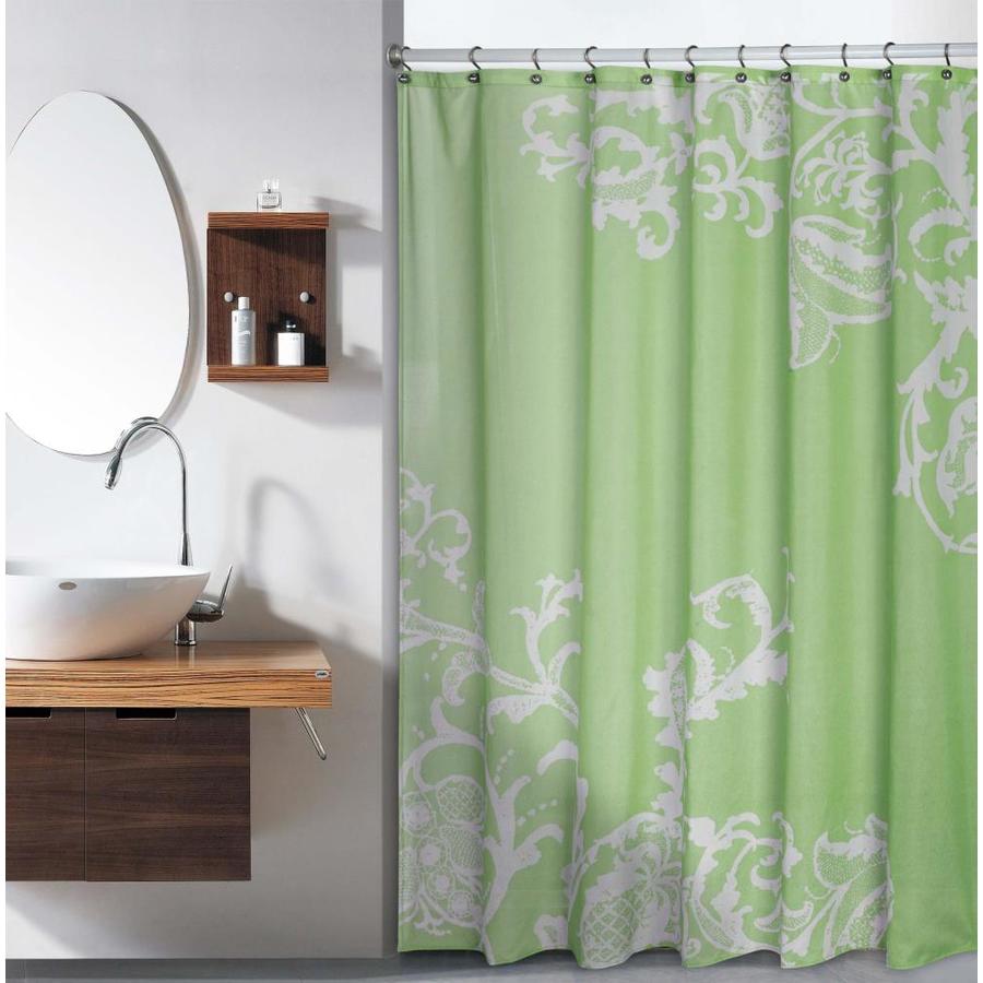 Duck River Textile Isabella Large Floral Shower Curtain in the Shower
