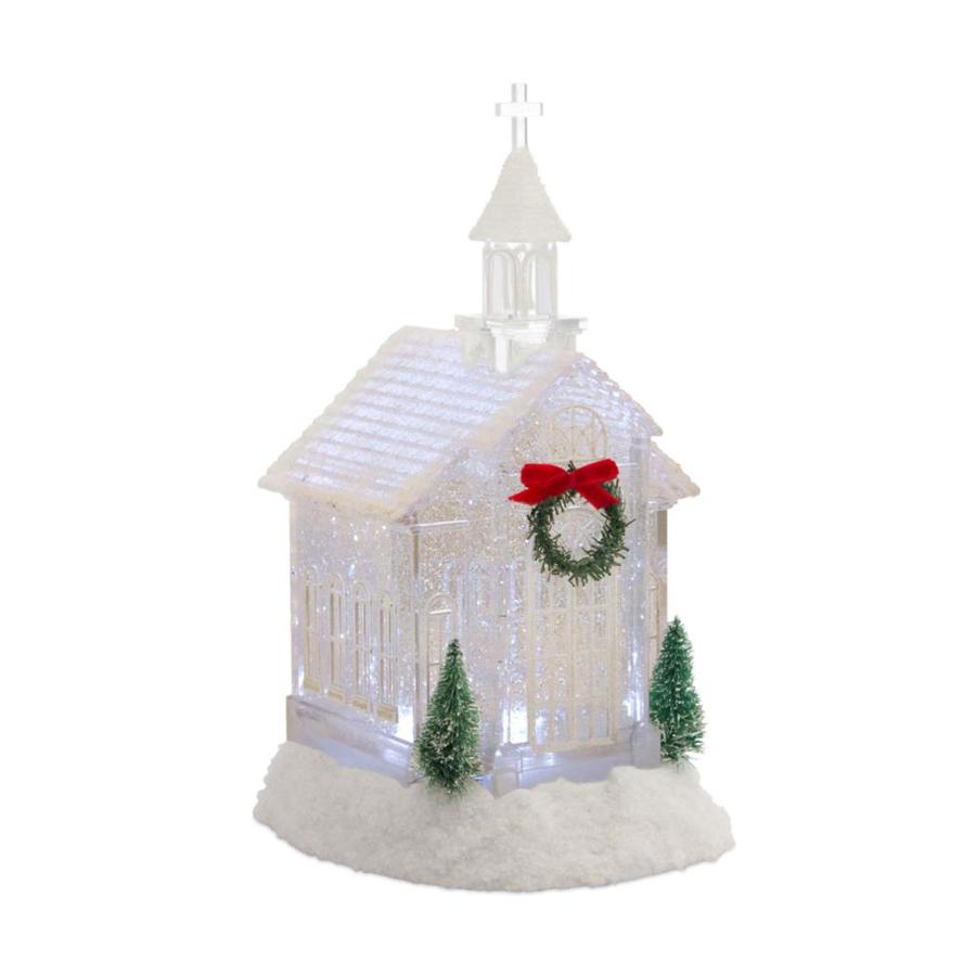 Church Snow Globe/Timer 10.5H Acrylic in the Novelty Christmas