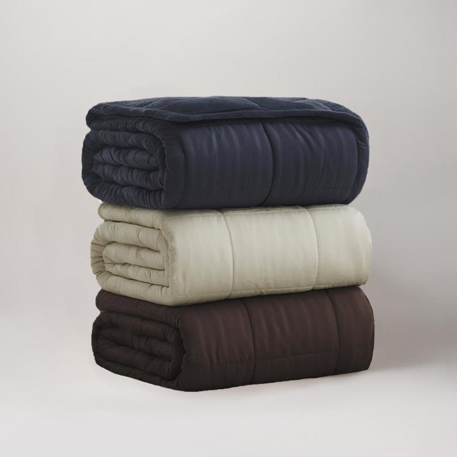 Cozy Essentials Cozy Essentials Regent Fleece Twin Chestnut Blanket in