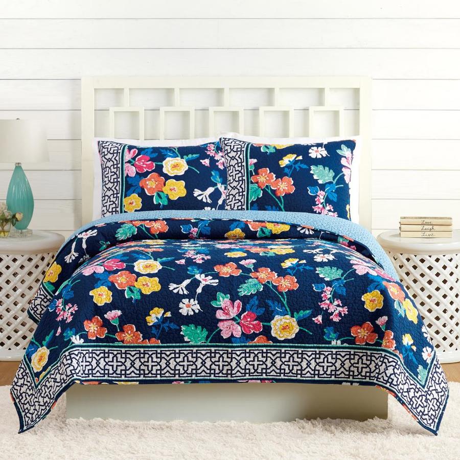 Vera Bradley Maybe Navy Multiple Colors/Finishes Full/Queen Quilt Set