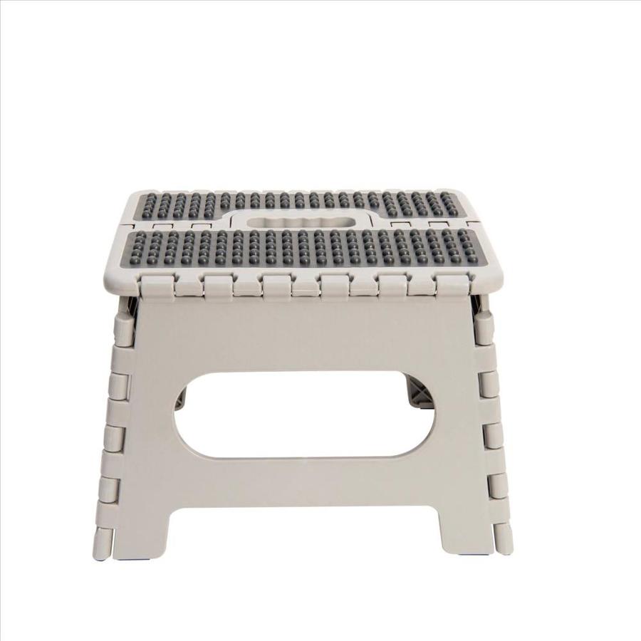 Simplify Simplify 9 in AntiSkid Folding Step Stool in White in the