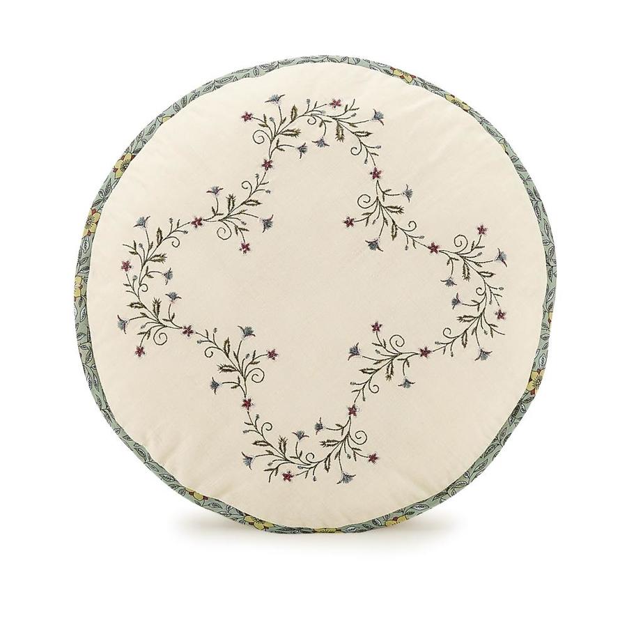 Modern Heirloom Olivia Round Indoor Decorative Pillow in the Throw