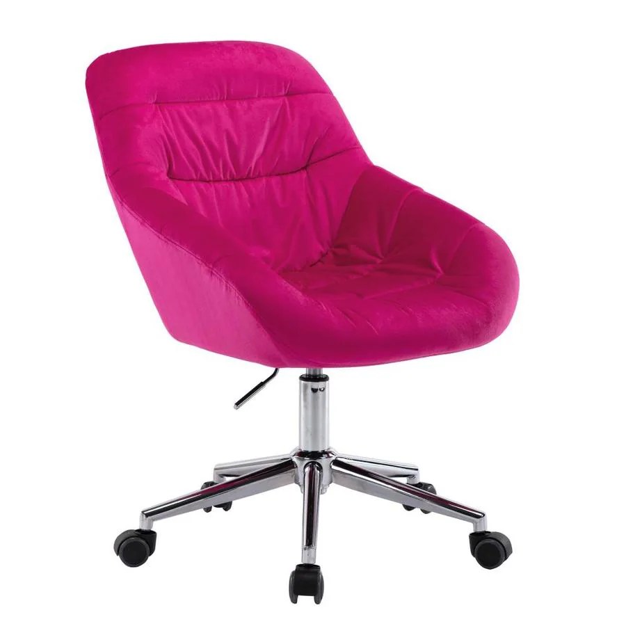 Red Velvet Swivel Chair imgpewpew